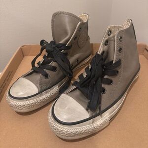 Leather converse